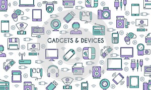 Gadget and devices banner