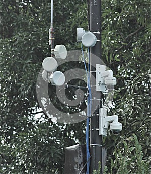 Gadget Filled Pole