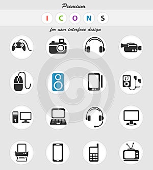 Gadget icon set