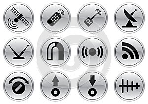 Gadget icons set. photo