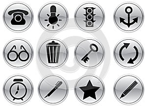 Gadget icons set.