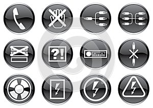 Gadget icons set.