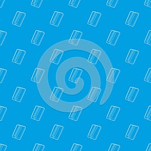 Gadget matrix screen deffect pattern vector seamless blue
