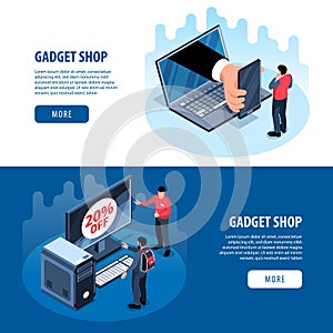 Gadget Shop Banners Set