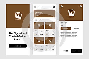 Gadget Store App UI Design