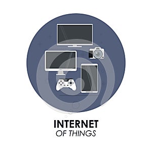 gadgets icon set. Internet of things design. Vector graphic