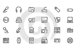 Gadgets Vector Line Icons 1