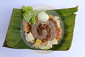 Gado-gado, Indonesian salad dish with peanut sauce