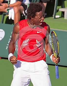 Gael MONFILS at the 2009 BNP Paribas Open