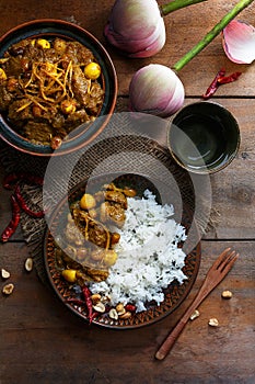 Gaeng Hang Lay Thai Curry. Thai Food