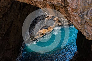 Gaeta, Lazio. The Grotta del Turco photo