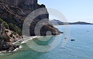 Gaeta - Spiaggia delle Bambole dal sentiero