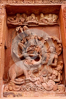 Gagendra Moksha Vishnu Idol in Dashavatara Vishnu Temple