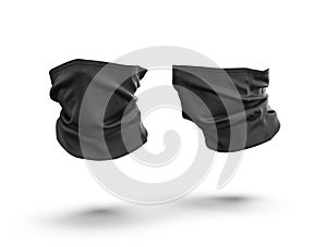 Gaiter mockup Buff mockup on the face.