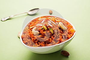 Gajar Halwa or Carrot Halwa