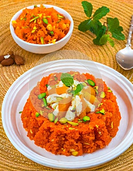 Sweet food Gajar Halwa Sweet photo