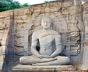 Gal vihara Buddha photo