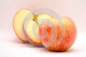 Gala Apples, Whole and Sliced