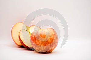 Gala Apples, Whole and Sliced