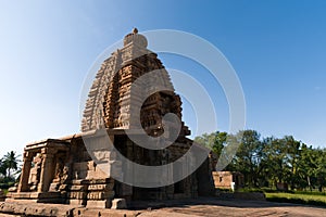 Galaganatha temple outlook at Pattadakal, Karnataka,India