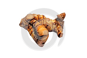 Close up of galangal root