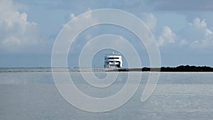 Cruise catamaran in the Galapagos Islands photo