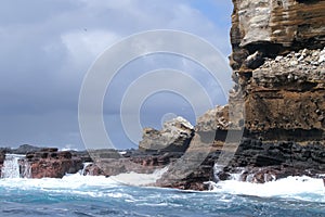 Galapagos islands and sea