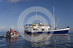 Galapagos Islands - Tourist boat