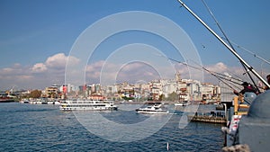 Galata Bridge in a daytime