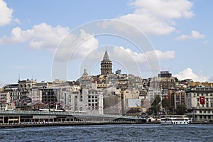 Galata bridge and Galata tower