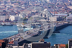 The Galata Bridge and Golden Horn, Istanbul