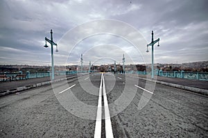 Galata Bridge in Istanbul