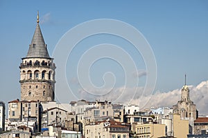 Galata Tower And Apartment, Istanbul, Turkey