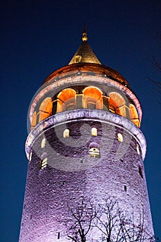 Galata Tower from Byzantium times in Istanbul