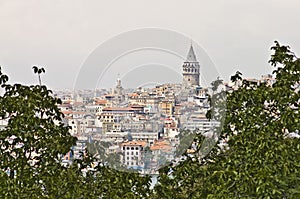 Galata Tower in Istanbul photo