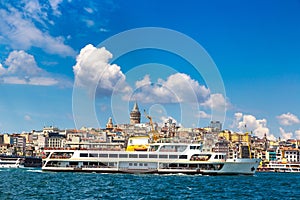 Galata Tower in Istanbul, Turkey