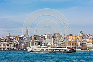 Galata Tower in Istanbul Turkey