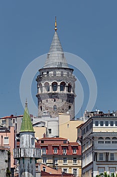 Galata Tower in Istanbul, Turkey