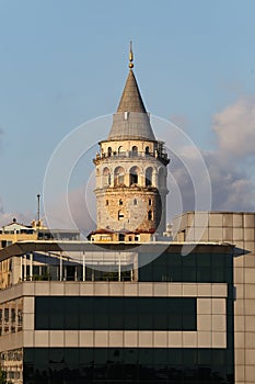 Galata Tower in Istanbul, Turkey