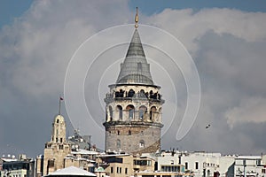 Galata Tower in Istanbul, Turkey - Galata Kulesi