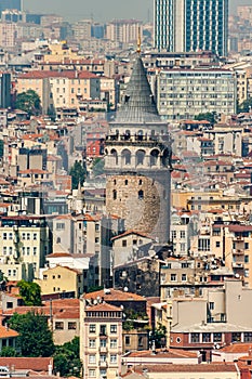 Galata Tower in Istanbul Turkey, Made by Genoese