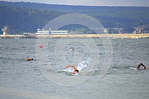 Galata-Varna swimming marathon view
