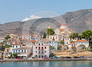 Galaxidi village in Greece. Famous summer destination for tourists.