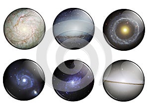 Galaxies Buttons