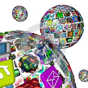 Galaxy of Apps - Spheres of Applications