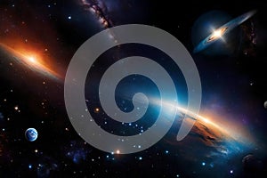 GALAXY BACKGROUND GENERATED BY AI TOOL