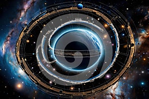 GALAXY BACKGROUND GENERATED BY AI TOOL