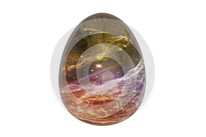 Galaxy Easter egg isolated on white background. 3D illustration