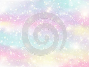 Galaxy fantasy background and pastel color.