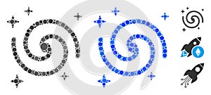 Galaxy Mosaic Icon of Circles